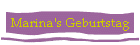 Marina's Geburtstag